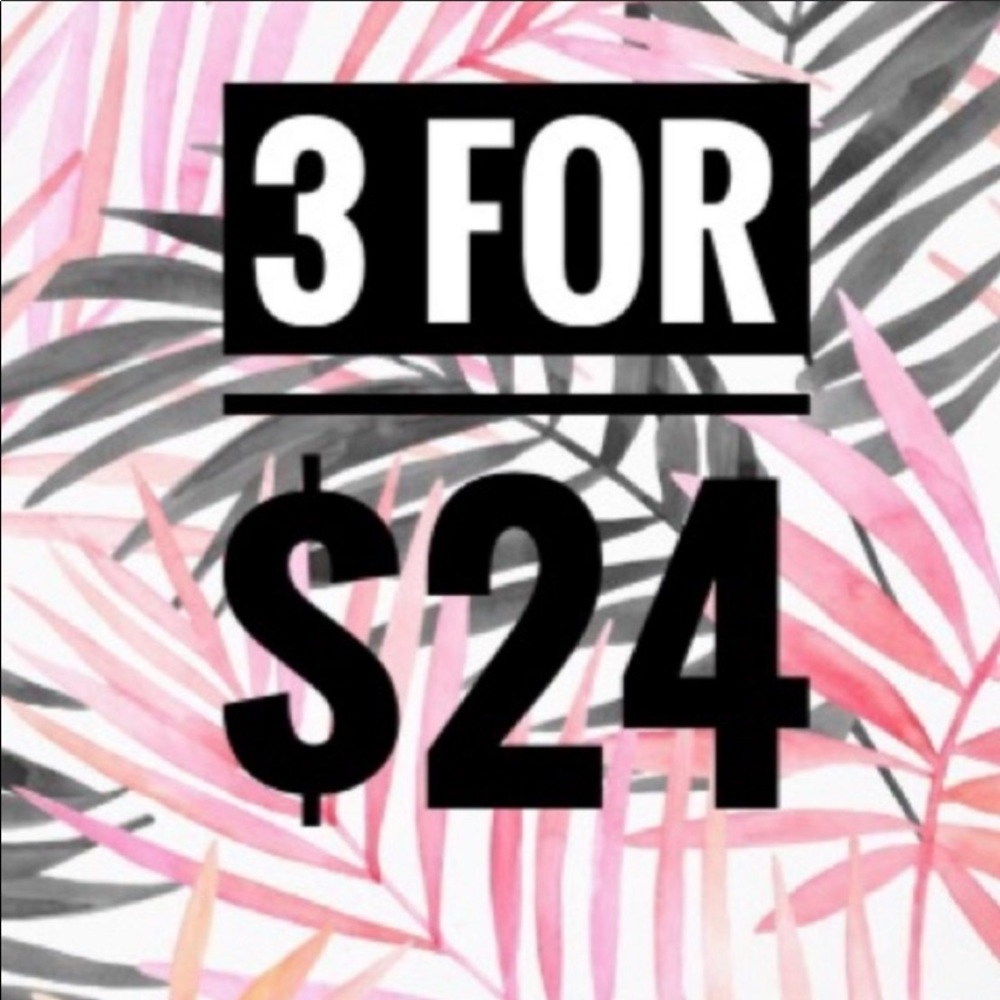 3 items for $24.... bundle up!!!